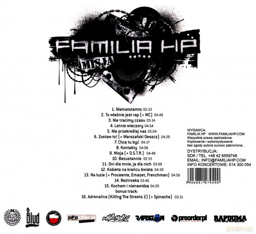 familia h.p.: misja (digipack) [CD]