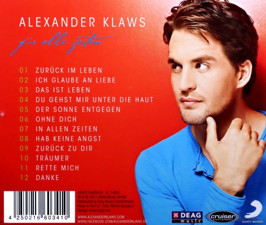 Alexander Klaws: Für Alle Zeiten [CD]