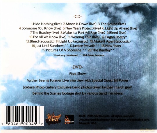 Further Seems Forever-Final Curtain [2CD]