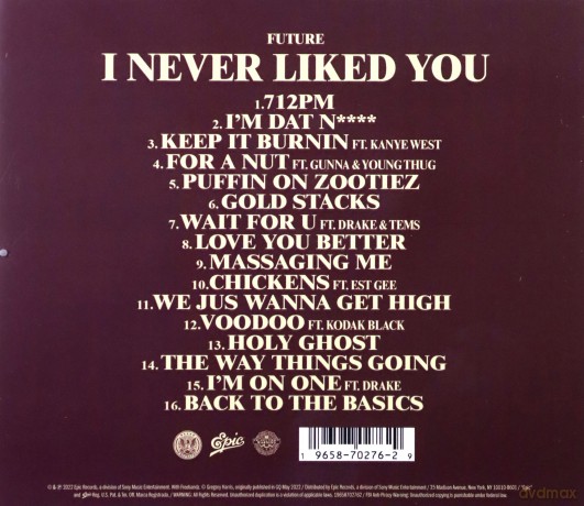 Future-I Never Liked You [CD]