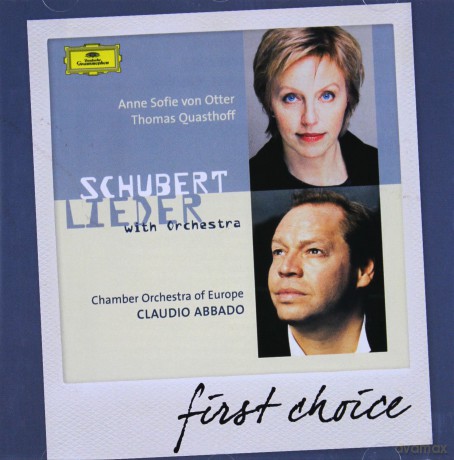 Anne Sofie Von Otter: Schubert Orchestral Songs (First Chice) [CD]