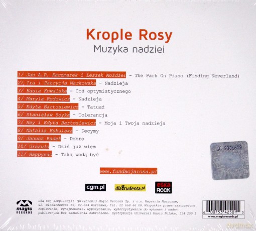 Krople Rosy - Muzyka Nadziei (digipack) [CD]