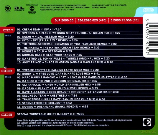 Gary D.Pres.D.Trance 1-2003 [3CD]
