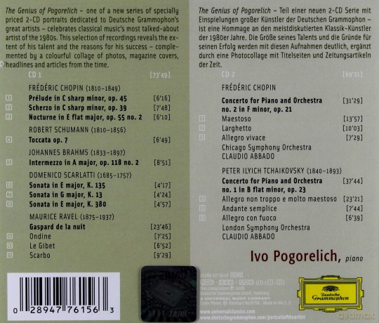 Ivo Pogorelich: Portait Of The Artist [2CD]