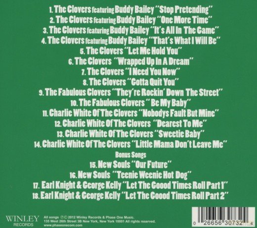 The Clovers: The Winley Recordings 1957-62 (digipack) [CD]