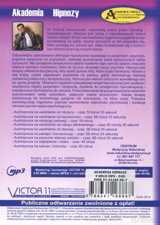 AKADEMIA HIPNOZY - zestaw 9 sesji! - A. Kaczorowski  [AUDIOBOOK] [CD-MP3]