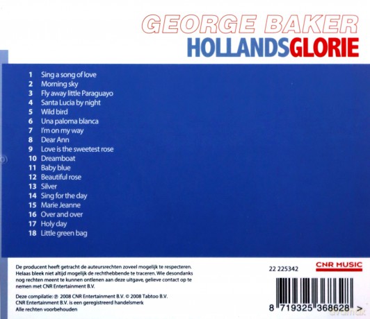 George Baker: George Baker - Hollands Glorie [CD]