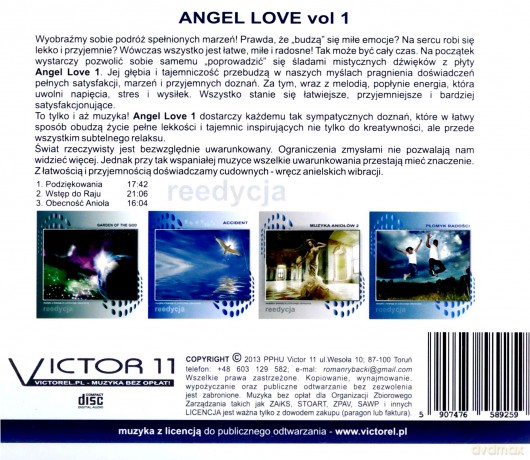 Łukasz Kaminiecki: Angel Love 1 - najlepsza muzyka relaksacyjna [CD]