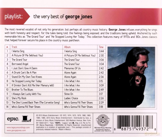 George Jones-Playlist-Very Best Of [CD]