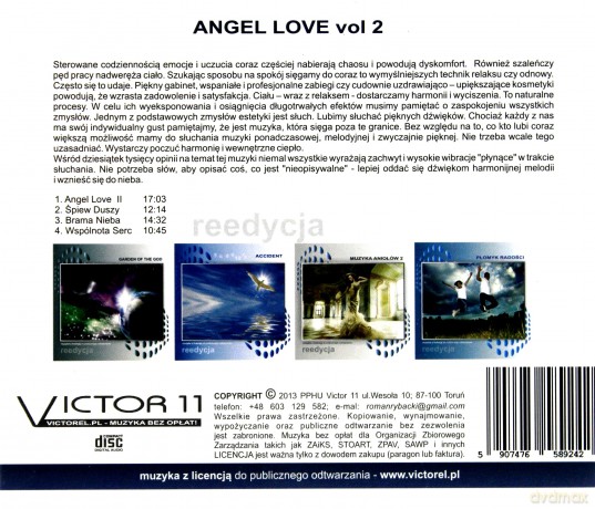 Łukasz Kaminiecki: Angel Love 2 - najlepsza muzyka relaksacyjna  [CD]