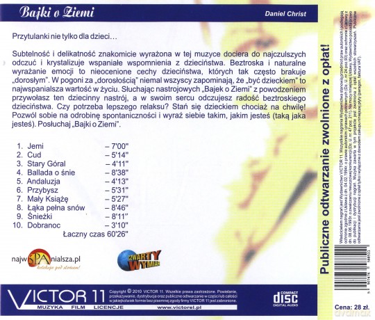 Bajki o Ziemi - Daniel Christ  [CD]