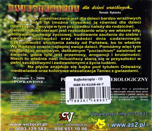 Bajkoterapia - Renata Rybacka  [CD]