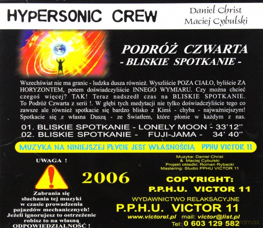 Podróż Czwarta - Bliskie Spotkanie - Christ Cybulski  [CD]