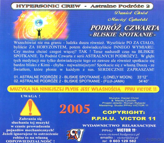Podróż Czwarta - Bliskie Spotkanie - Christ Cybulski  [CD]