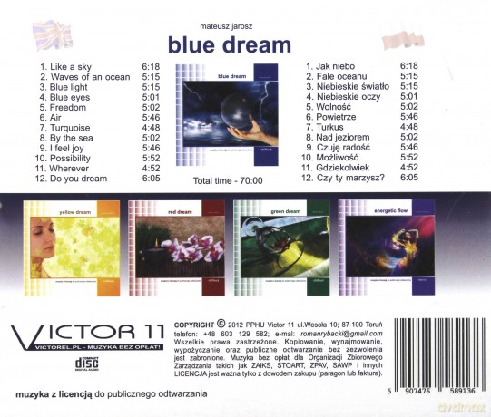 Mateusz Jarosz: Blue Dream [CD]