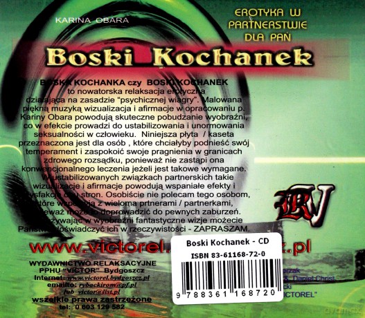 Boski Kochanek erotyka w partnerstwie dla Pań [CD]