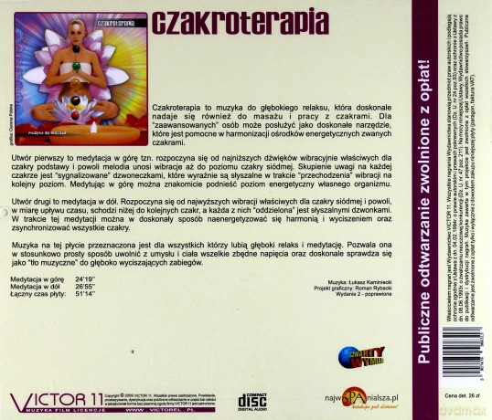 Czakroterapia - Łukasz Kaminiecki  [CD]