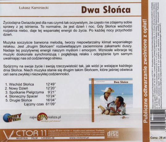 Dwa Słońca - Łukasz Kaminiecki (reedycja)  [CD]