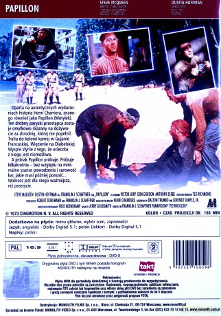 Papillon (Motylek) [DVD]