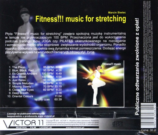 Fitness!!! music for stretching muzyka do ćwiczeń  [CD]