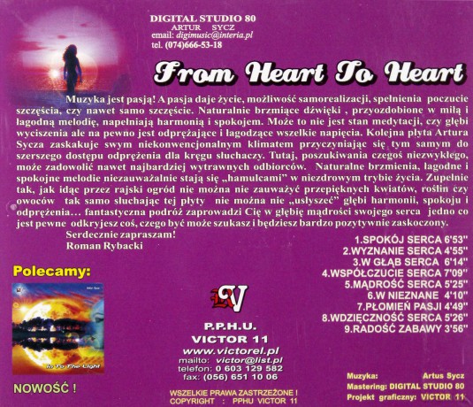 From Heart to Heart - Artur Sycz  [CD]