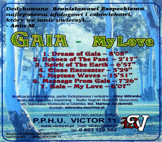 Gaia - My Love - Anna Milewska  [CD]