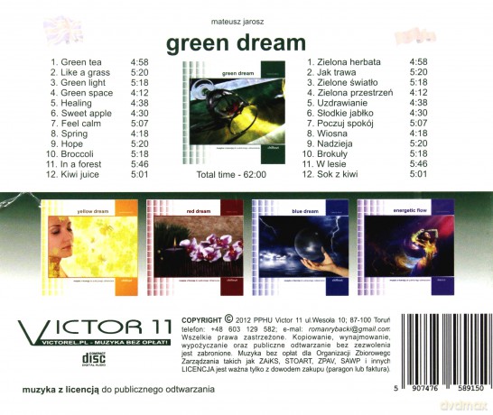 Green dream - Mateusz Jarosz  [CD]