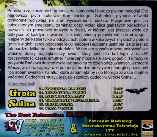 Grota solna - Łukasz Kaminiecki  [CD]