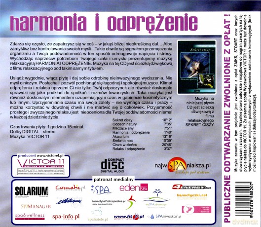 Harmonia i odprężenie - Daniel Christ  [CD]