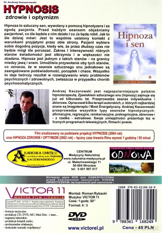 Hypnosis Zdrowie Optymizm - video  [DVD]