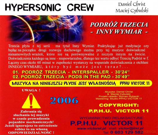 Podróż Trzecia - Inny Wymiar - Christ, Cybulski  [CD]