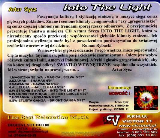 Into the Light - Artur Sycz  [CD]