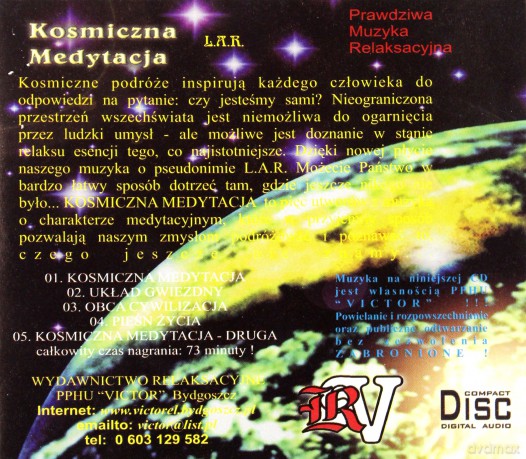 Kosmiczna Medytacja: L.A.R. [CD]