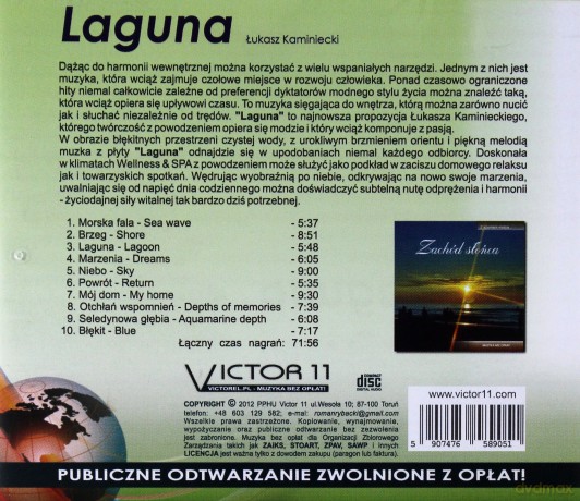 Laguna - Łukasz Kaminiecki  [CD]