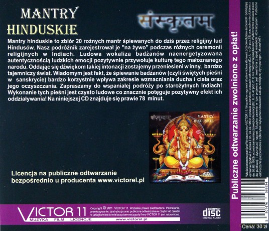 Mantry hinduskie  [CD]
