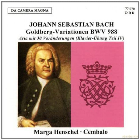 Marga Henschel: Goldbergvariationen Bmw 988 [CD]