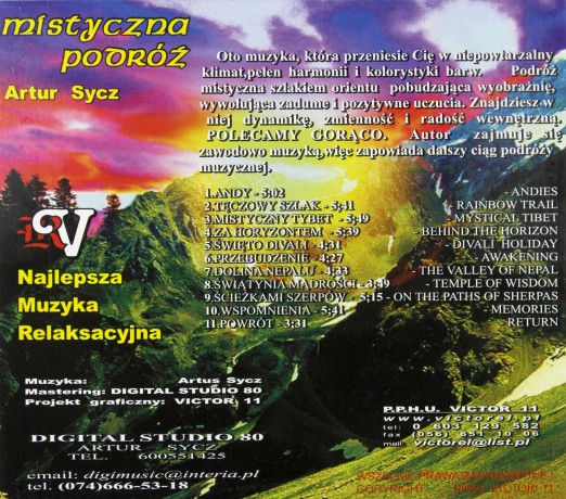 Mistyczna Podróż - Artur Sycz  [CD]