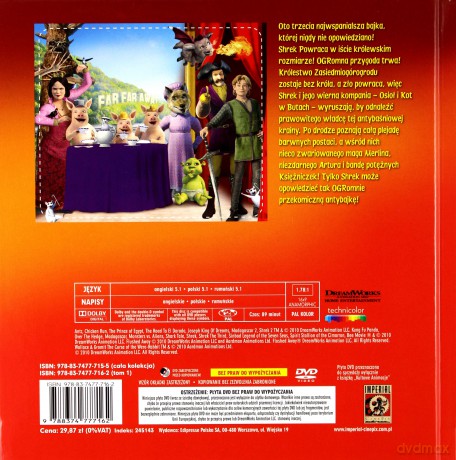 Shrek Trzeci (booklet) [DVD]