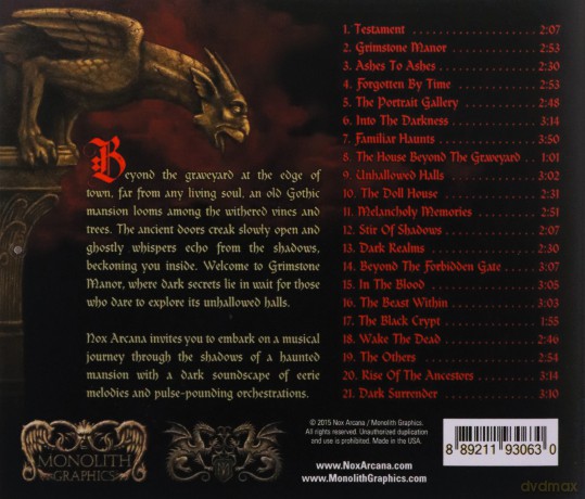 Nox Arcana: Gothic [CD]