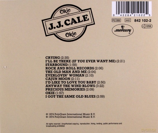 J.J. Cale: Okie [CD]