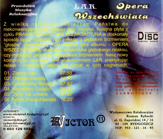 Opera Wszechświata - L.A.R.  [CD]