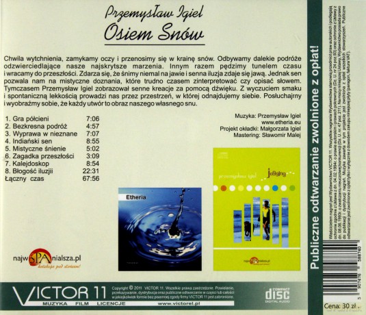 Osiem snów - Przemysław Igiel  [CD]