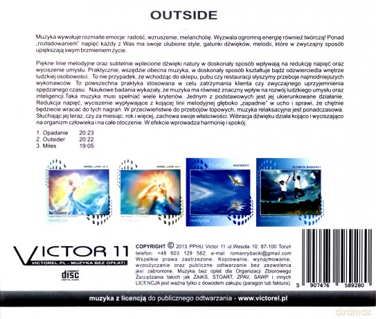 Daniel Christ: Outside - najlepsza muzyka relaksacyjna [CD]