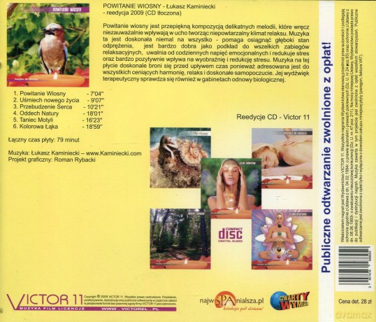 Powitanie Wiosny (reedycja)- Łukasz Kaminiecki [CD]
