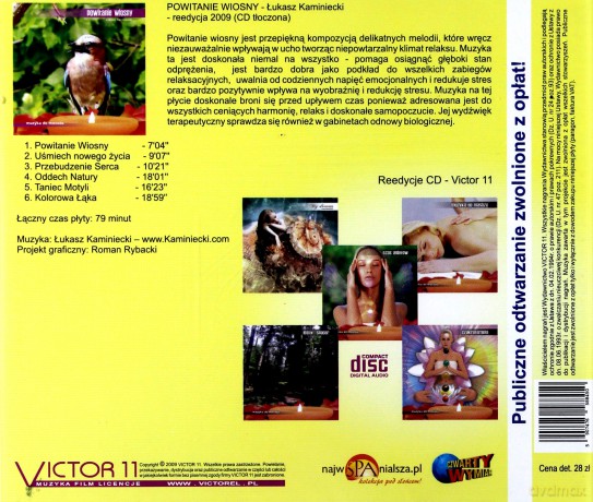Powitanie Wiosny (reedycja)- Łukasz Kaminiecki [CD]