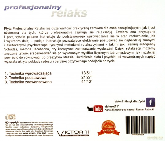 Profesjonalny Relaks - Rafał Seremet  [CD]