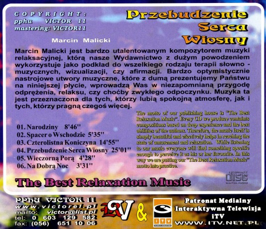 Przebudzenie Serca Wiosny - Marcin Malicki  [CD]