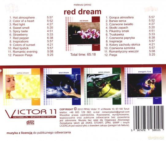 Red dream - Mateusz Jarosz  [CD]