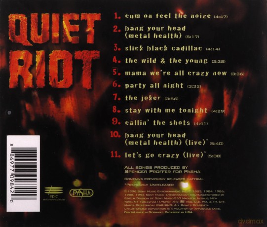 Quiet Riot: Greatest Hits [CD]