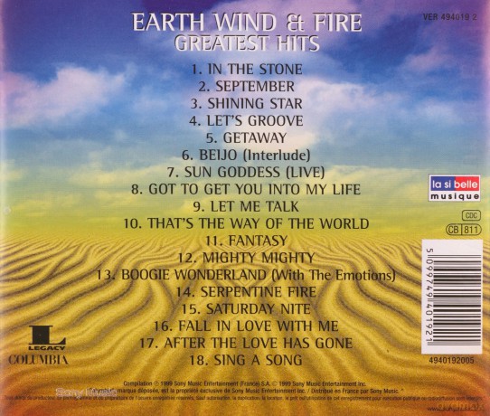 Wind And Fire Earth: Greatest Hits [CD]